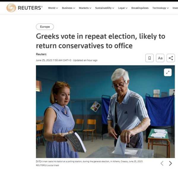Εκλογές 2023 – Reuters: Στη σκιά της τραγωδίας της Πύλου οι ελληνικές κάλπες